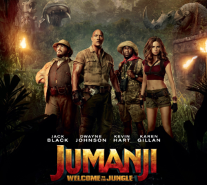 Eu vi: Jumanji: Bem-Vindo à Selva