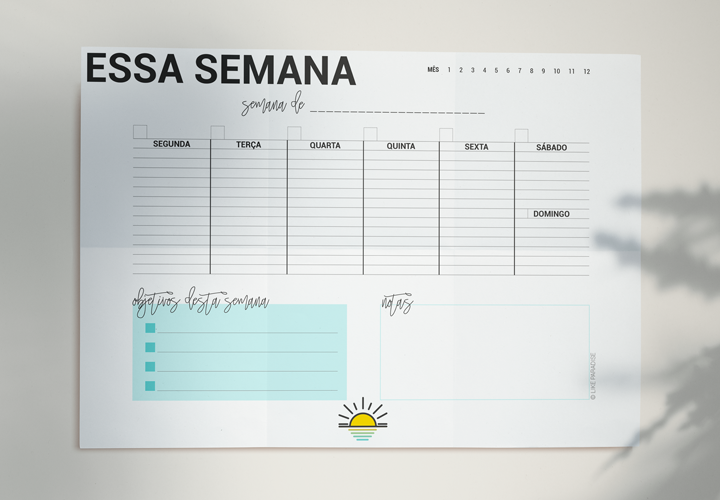 planner semanal