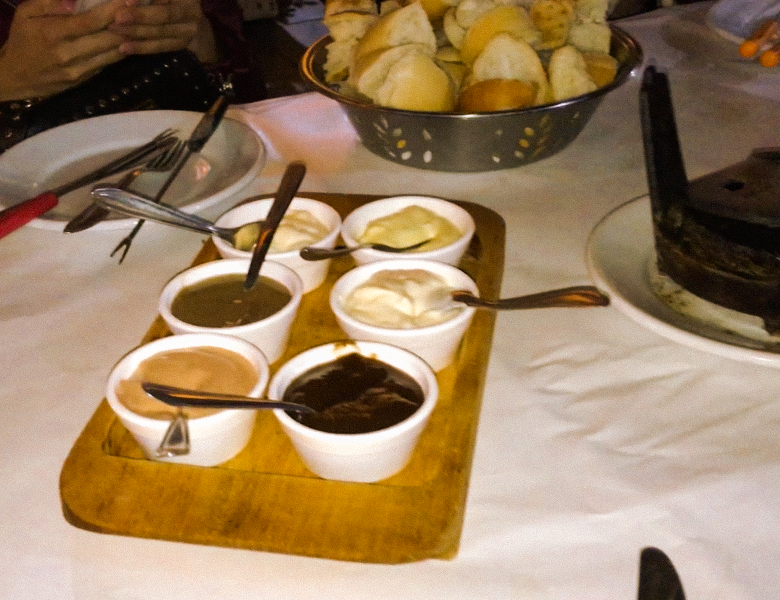 molhos fondue