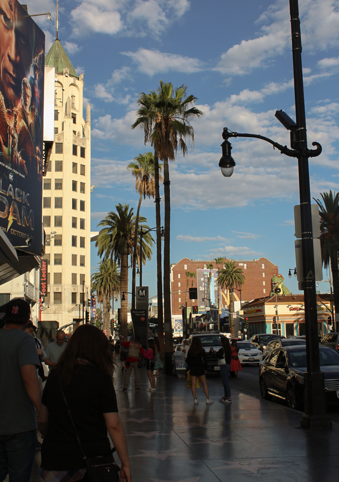 los angeles calçada da fama